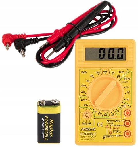 Miernik cyfrowy dt830buz xtreme