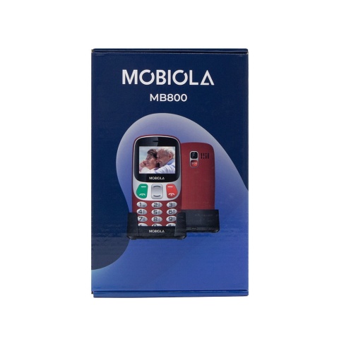 Mobiola Telefon MB800 2G Telefon dla seniora Czerwony