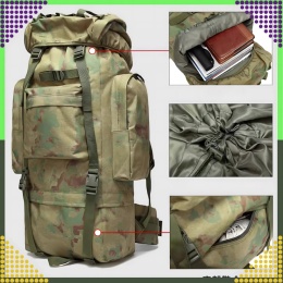 Plecak Taktyczny Wojskowy Militarny Turystyczny Survivalowy Górski Duży 65L