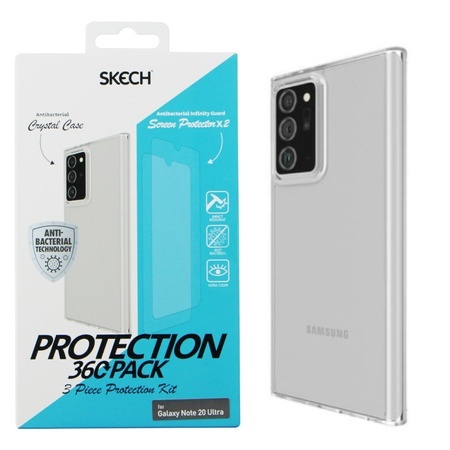 SKECH 360 Protection Samsung Galaxy Note 20 Ultra szkło+case