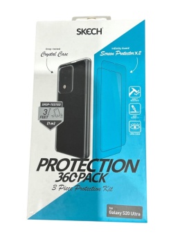 SKECH 360 Protection Samsung Galaxy S20 Ultra szkło+case