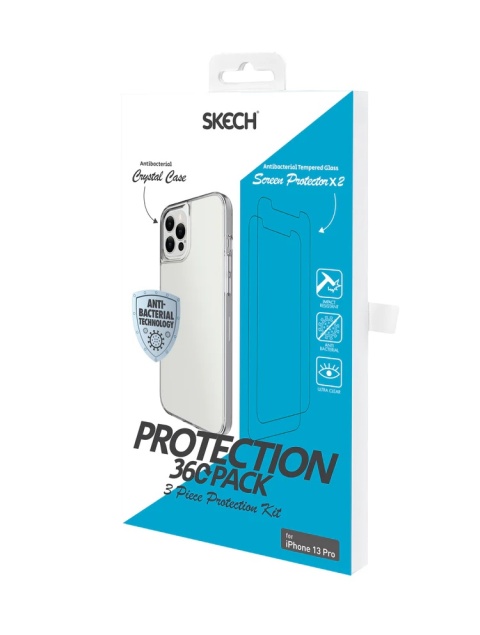 SKECH 360 Protection iPhone 13 Pro szkło+case