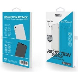 SKECH 360 Protection iPhone xR szkło+case