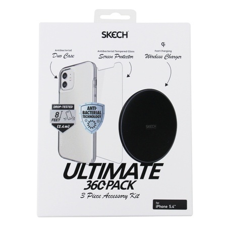 SKECH 360 Ultimate Protection Pack etui, szkło, ładowarka - iPhone 12 Mini
