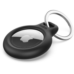 Uchwyt Belkin Secure z kółkiem na klucze do Apple AirTag (czarny)