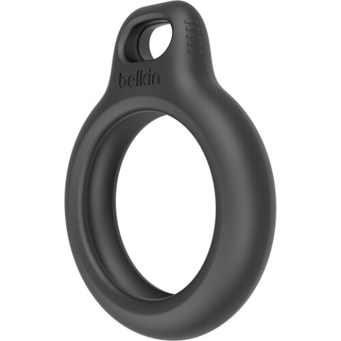 Uchwyt Belkin Secure z kółkiem na klucze do Apple AirTag (czarny)