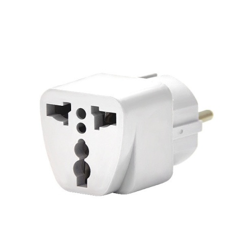ADAPTER ZASILANIA POLSKA ANGLIA BIAŁY Z ZABEZPIECZENIEM PRZEJŚCIE AC UK - PL