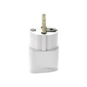 ADAPTER ZASILANIA POLSKA ANGLIA BIAŁY Z ZABEZPIECZENIEM PRZEJŚCIE AC UK - PL