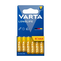 Bateria alkaliczna VARTA LR03 LONGLIFE 6szt./bl.