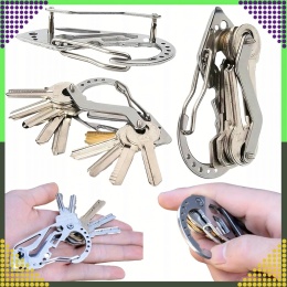 Brelok Breloczek Karabińczyk do Kluczy Wielofunkcyjny Survival Multi-Tool