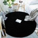Dywan okrągły Shaggy Strado 150x150 BlackSky (Czarny) outlet