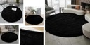 Dywan okrągły Shaggy Strado 150x150 BlackSky (Czarny) outlet