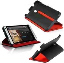 Etui HTC one mini Double Dip Flip czarne