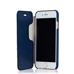 Etui Knomo Leather Folio iPhone 6 granatowe