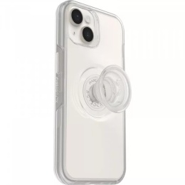 Etui OtterBox Otter+Pop do iPhone'a 14 Plus, PopSockets PopGrip bezbarwny