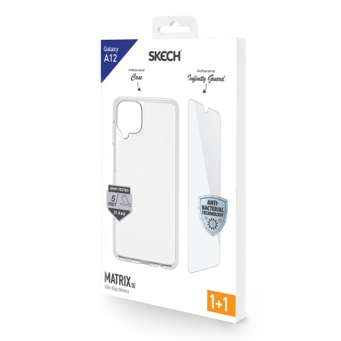 Etui SKECH Matrix SE do Samsung Galaxy A12 (bezbarwne)