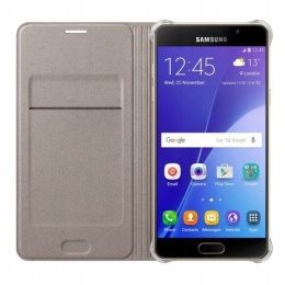Etui Samsung Galaxy A3 (2016) Flip Wallet Złoty