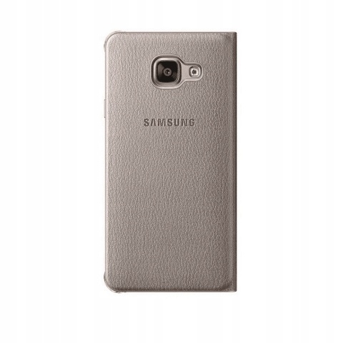 Etui Samsung Galaxy A3 (2016) Flip Wallet Złoty