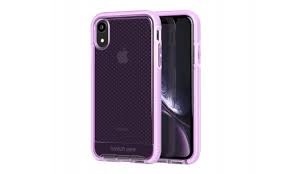 Etui Tech21 Evo Check dla Apple iPhone XR - różowy