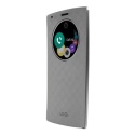Etui zamienne QuickCircle Qi do LG G4 - srebrne