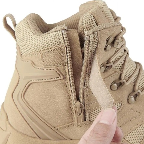FOXTER Buty trekkingowe taktyczne wojskowe wodoodporne khaki rozmiar 43