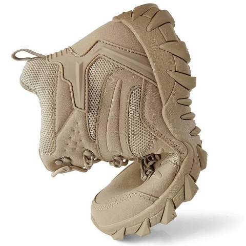 FOXTER Buty trekkingowe taktyczne wojskowe wodoodporne khaki rozmiar 43