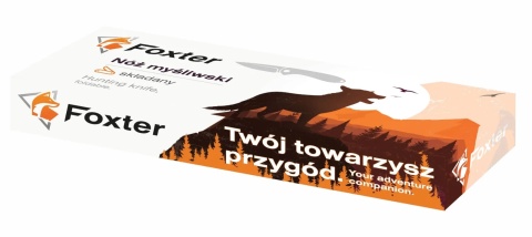 FOXTER Nóż składany ratowniczy myśliwski 22,5cm