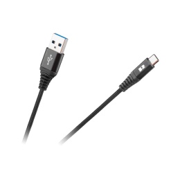 Kabel USB - USB typu C REBEL 50 cm czarny