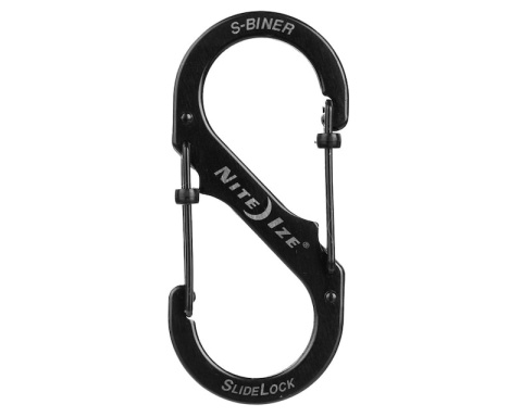 Karabińczyk Nite Ize S-Biner 2 SlideLock Steel Black