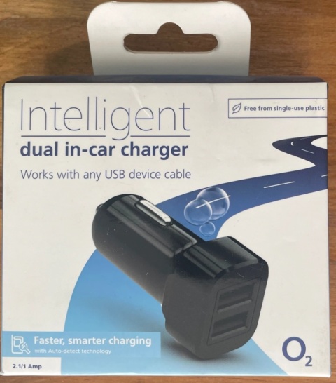 Ładowarka samochodowa O2 Intelligent Dual