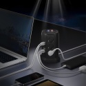 Listwa Zasilająca Stojąca Ochronna Odgromowa 12 Gniazd + 5 Portów Usb Reset