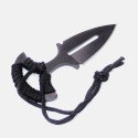 MOUNTAIN GHOST Nóż taktyczny wojskowy na szyję sztylet push dagger neck knife 13cm