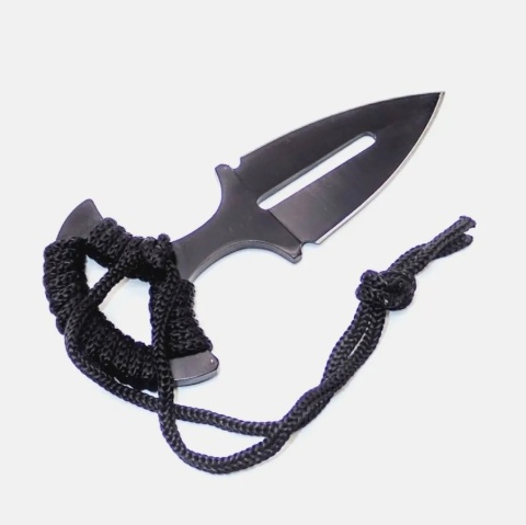 MOUNTAIN GHOST Nóż taktyczny wojskowy na szyję sztylet push dagger neck knife 13cm