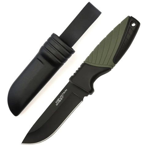 MOUNTAIN GHOST Nóż wojskowy taktyczny finka survival pokrowiec 16cm