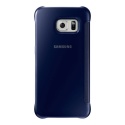 Oficjalne etui Clear View Cover do Samsunga Galaxy S6 Edge - niebieskie