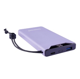POWER BANK USB 10000MAH QC3.0/FIOLETOWY F10000 7332033 INTENSO