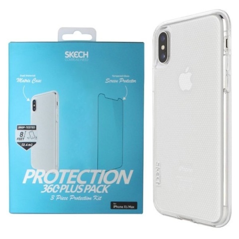 SKECH 360 Protection Pack Plus etui, szkło, kabel - iPhone Xs Max
