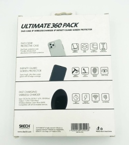 SKECH 360 Ultimate Protection Pack etui, folia, ładowarka - iPhone 11 Pro