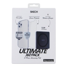 SKECH 360 Ultimate Protection Pack etui, szkło, ładowarka - iPhone 12 Pro Max