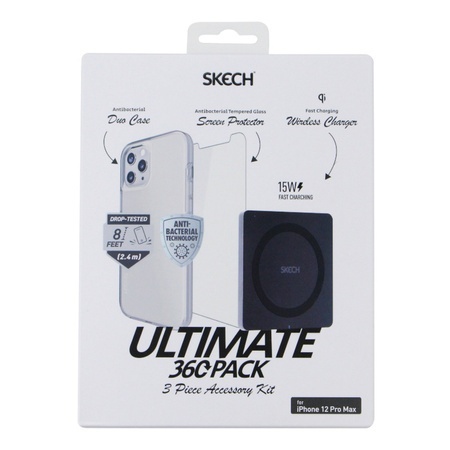 SKECH 360 Ultimate Protection Pack etui, szkło, ładowarka - iPhone 12 Pro Max