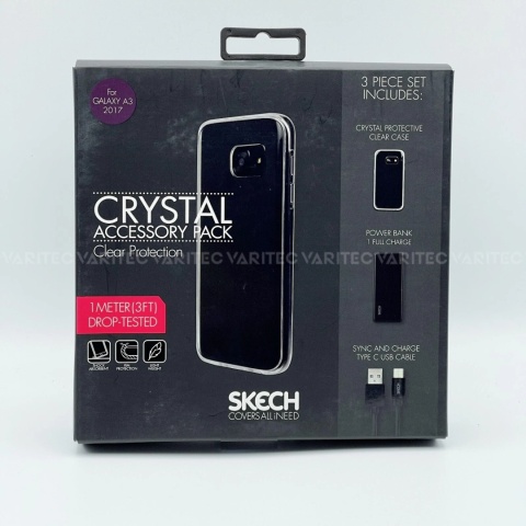 SKECH Crystal Zestaw Akcesoriów Samsung Galaxy A3 2017