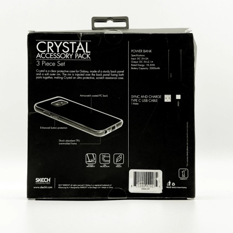 SKECH Crystal Zestaw Akcesoriów Samsung Galaxy A3 2017