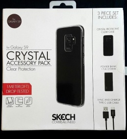 SKECH Crystal Zestaw Akcesoriów Samsung Galaxy S9