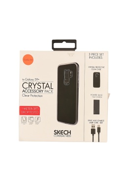 SKECH Crystal Zestaw Akcesoriów Samsung Galaxy S9+