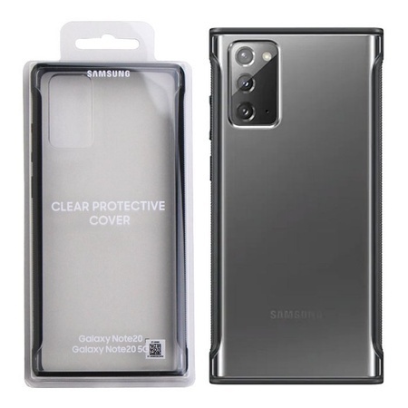 Samsung Galaxy Note 20 etui Clear Protective Cover EF-GN980CBEGWW - transparentne z czarną ramką