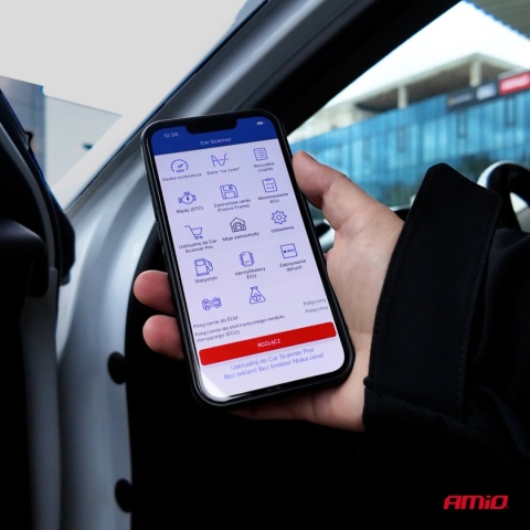 Skaner tester interfejs diagnostyczny AMiO OBD2 BT mini AMIO-04732