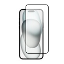 Teltech szkło hartowane 6D do iPhone 16 Pro / 17 czarna ramka