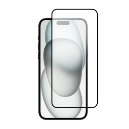 Teltech szkło hartowane 6D do iPhone 16 Pro Max czarna ramka