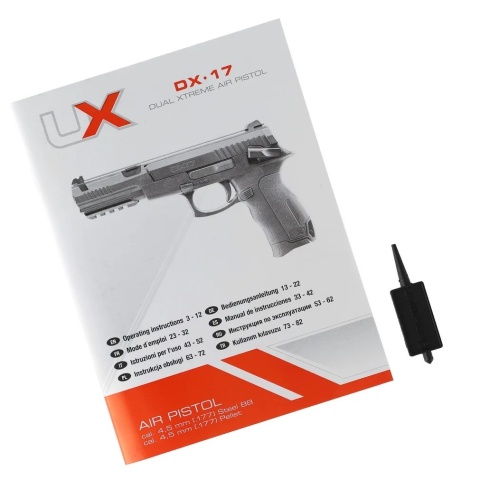 Wiatrówka pistolet Umarex DX17 4,5mm BB diabolo ekp