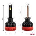 AMiO Żarówki LED X3 Canbus 90W H1
